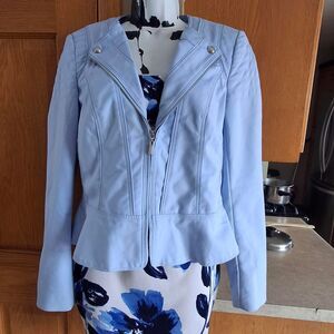 White-house-black-market Women's Blue Jacket